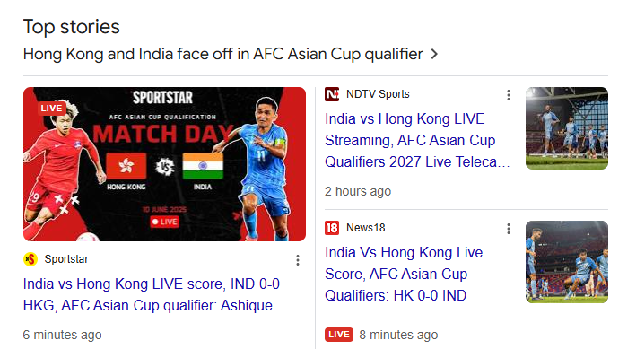 hong kong vs india